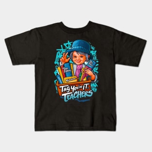 Dear Parents Tag You're It , Funny Last Day of School Teacher, End of Year Group Grade Level Kids T-Shirt